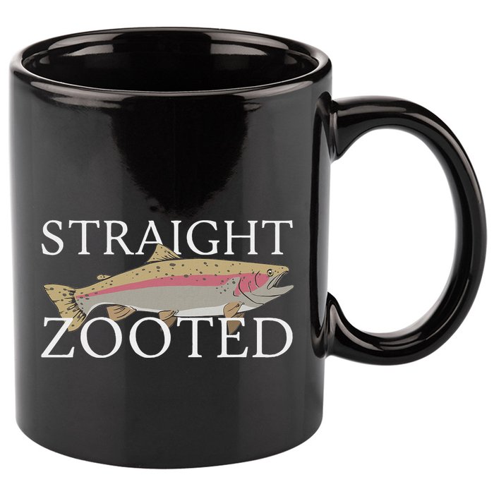 Straight Zooted 11oz C Handle Ceramic Mug