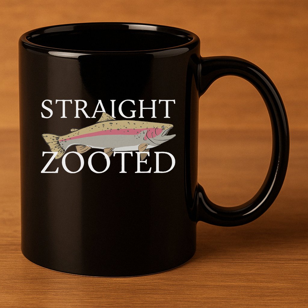 Straight Zooted 11oz C Handle Ceramic Mug