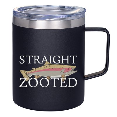Straight Zooted 12oz Stainless Steel Coffee Mug