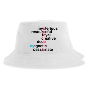 Scorpio Zodiac Star Sign Personality Traits Birthday Scorpio Meaningful Gift Sustainable Bucket Hat