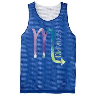 Scorpio Zodiac Symbol Astrology Scorpion Funny Gift Mesh Reversible Basketball Jersey Tank