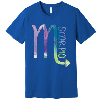 Scorpio Zodiac Symbol Astrology Scorpion Funny Gift Premium T-Shirt