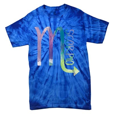 Scorpio Zodiac Symbol Astrology Scorpion Funny Gift Tie-Dye T-Shirt