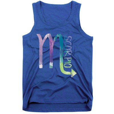 Scorpio Zodiac Symbol Astrology Scorpion Funny Gift Tank Top