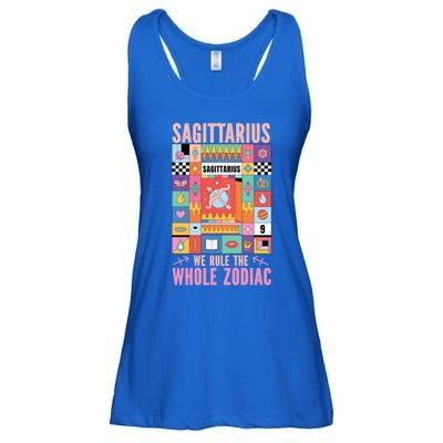 Sagittarius Zodiac: Sagittarius We Rule The Whole Zodiac Gift Ladies Essential Flowy Tank