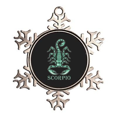 Scorpio Zodiac Sign Metallic Star Ornament