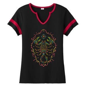 Scorpio Zodiac Sign Ladies Halftime Notch Neck Tee