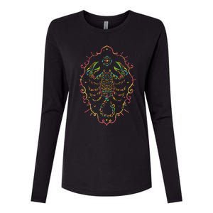 Scorpio Zodiac Sign Womens Cotton Relaxed Long Sleeve T-Shirt