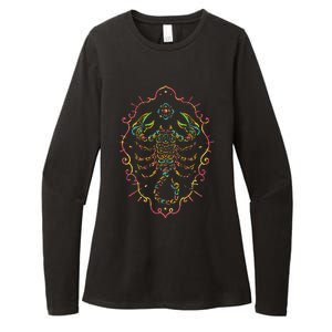 Scorpio Zodiac Sign Womens CVC Long Sleeve Shirt