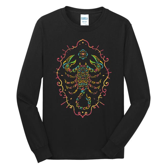 Scorpio Zodiac Sign Tall Long Sleeve T-Shirt