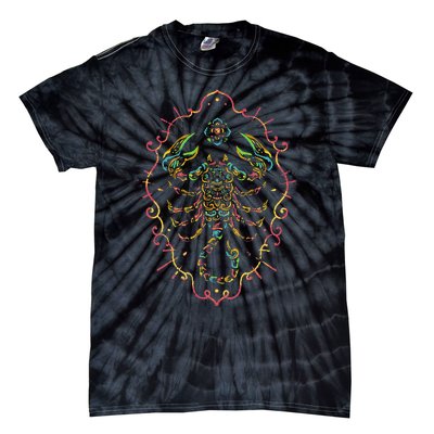 Scorpio Zodiac Sign Tie-Dye T-Shirt