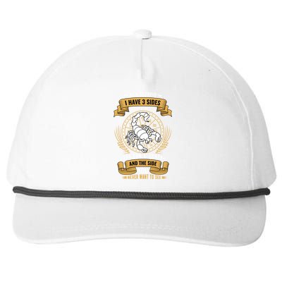 Scorpio Zodiac Sign Birthday Astrology Scorpio Gift Snapback Five-Panel Rope Hat