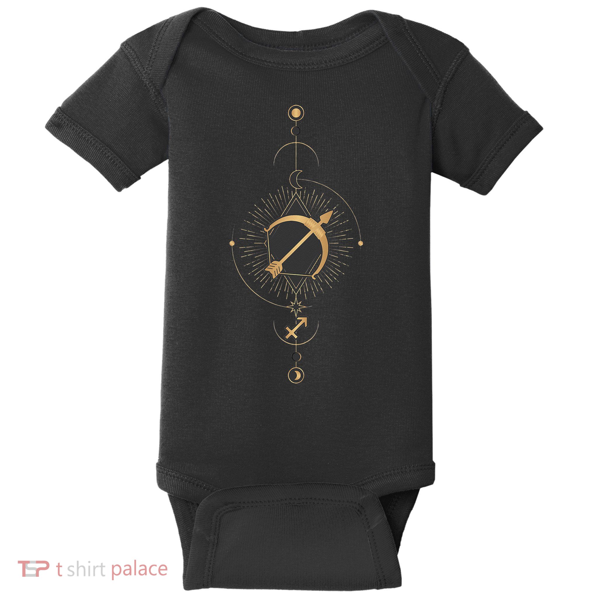 Sagittarius Zodiac Sign Symbol Cool Astrology Lover Gifts Baby Bodysuit