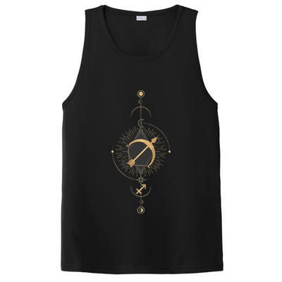 Sagittarius Zodiac Sign Symbol Cool Astrology Lover Gifts PosiCharge Competitor Tank