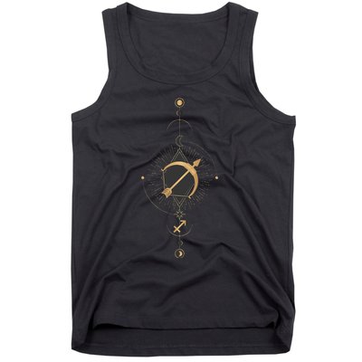 Sagittarius Zodiac Sign Symbol Cool Astrology Lover Gifts Tank Top