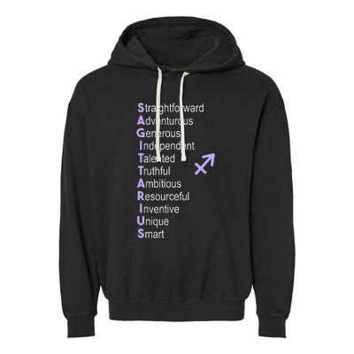 Sagittarius Zodiac Sign Garment-Dyed Fleece Hoodie