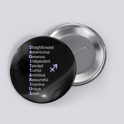 Sagittarius Zodiac Sign Button