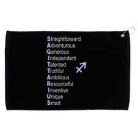 Sagittarius Zodiac Sign Grommeted Golf Towel