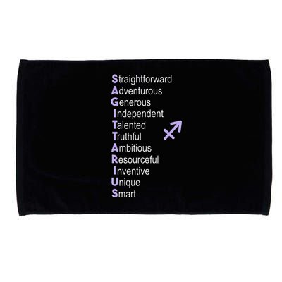 Sagittarius Zodiac Sign Microfiber Hand Towel