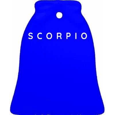 Scorpios Zodiac Scorpio Star Sign Scorpio Astrology Design Gift Ceramic Bell Ornament