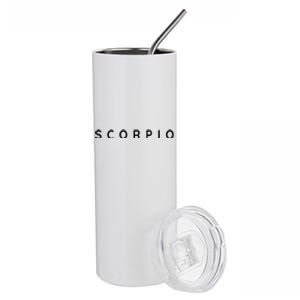 Scorpios Zodiac Scorpio Star Sign Scorpio Astrology Design Gift Stainless Steel Tumbler