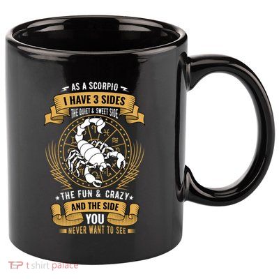 Scorpio Zodiac Sign Birthday Astrology Scorpio Gift 11oz C Handle Ceramic Mug