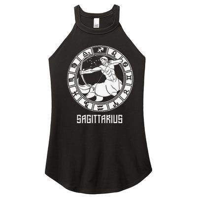 Sagittarius Zodiac Sign November December Birthday Women’s Perfect Tri Rocker Tank