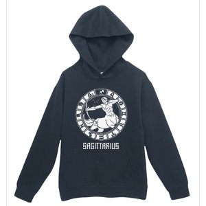 Sagittarius Zodiac Sign November December Birthday Urban Pullover Hoodie