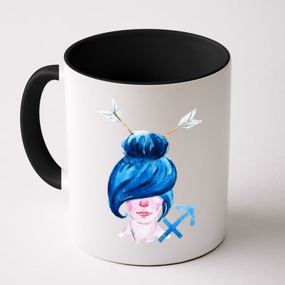 Sagitarius Zodiac Sign Watercolor Illustration Mug