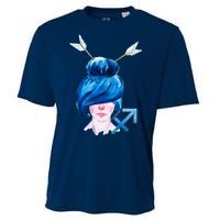 Sagitarius Zodiac Sign Watercolor Illustration Cooling Performance Crew T-Shirt