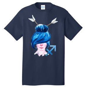 Sagitarius Zodiac Sign Watercolor Illustration Tall T-Shirt