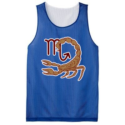 Scorpio Zodiac Sign Arachnid Scorpion Horoscope Funny Gift Mesh Reversible Basketball Jersey Tank