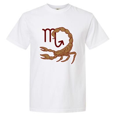 Scorpio Zodiac Sign Arachnid Scorpion Horoscope Funny Gift Garment-Dyed Heavyweight T-Shirt