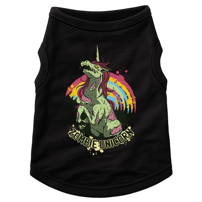 Scary Zombie Unicorn Doggie Tank