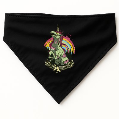 Scary Zombie Unicorn USA-Made Doggie Bandana