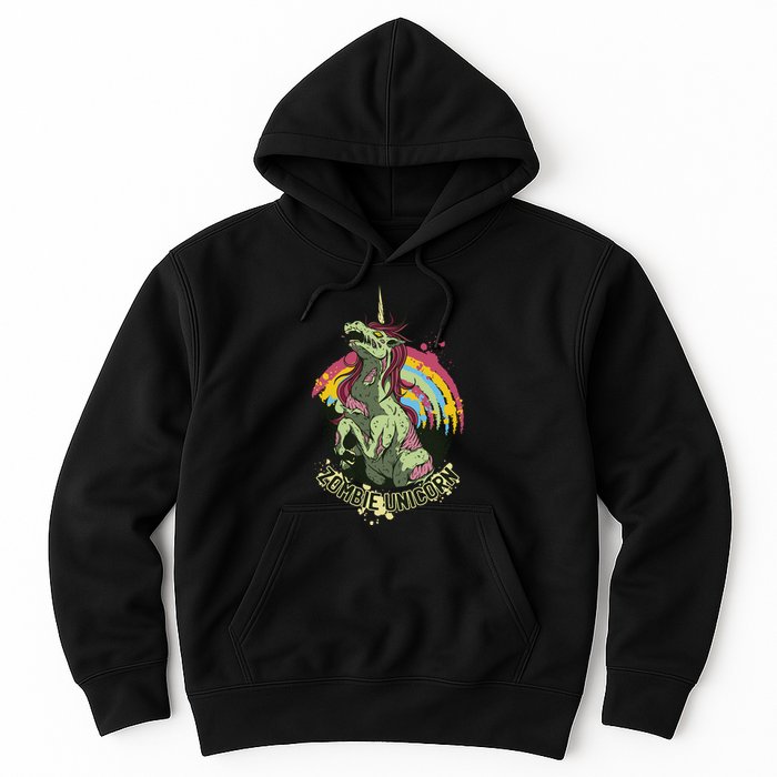 Scary Zombie Unicorn Hoodie