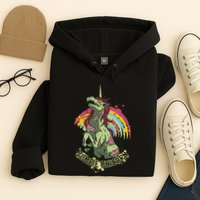 Scary Zombie Unicorn Hoodie
