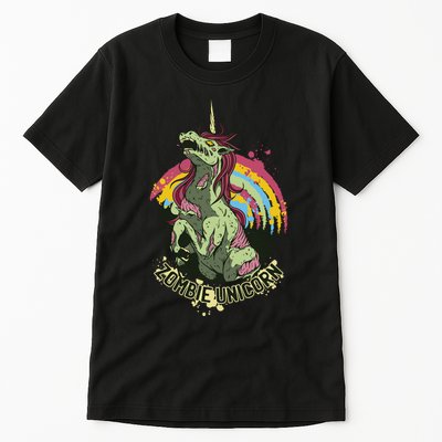Scary Zombie Unicorn Tall T-Shirt