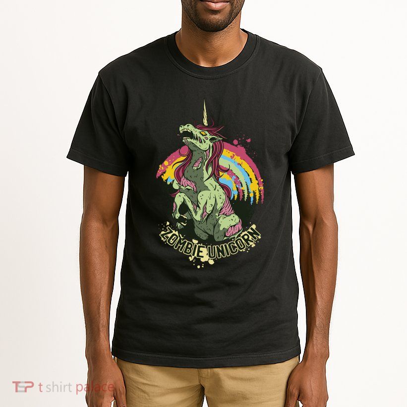 Scary Zombie Unicorn Tall T-Shirt