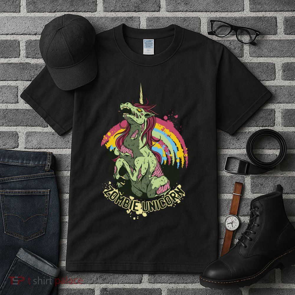 Scary Zombie Unicorn Tall T-Shirt