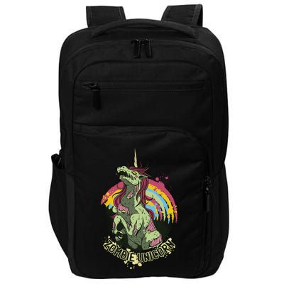 Scary Zombie Unicorn Impact Tech Backpack