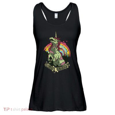 Scary Zombie Unicorn Ladies Essential Flowy Tank