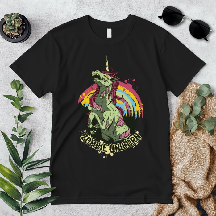 Scary Zombie Unicorn Premium T-Shirt
