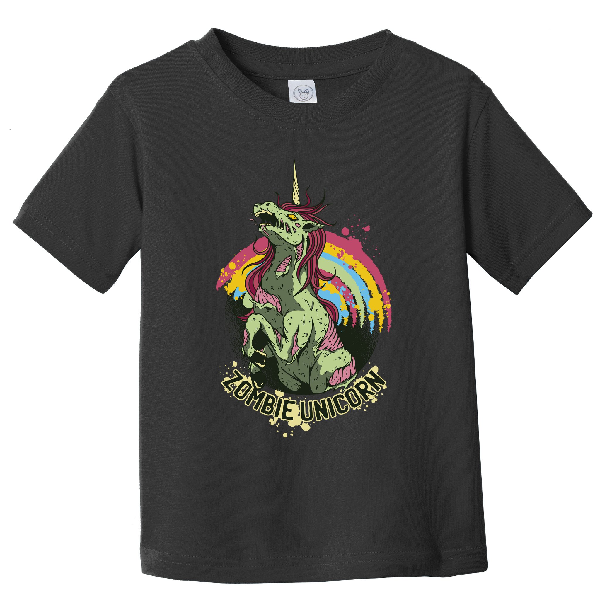 Scary Zombie Unicorn Toddler T-Shirt