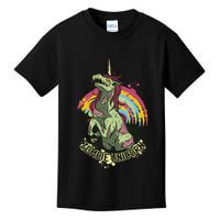 Scary Zombie Unicorn Kids T-Shirt