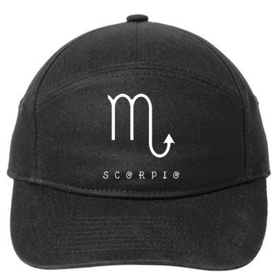 Scorpio Zodiac Xo4u Original Gift 7-Panel Snapback Hat
