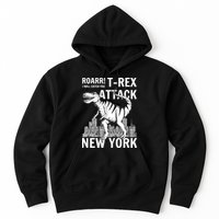 T-Rex Attacks New York Hoodie