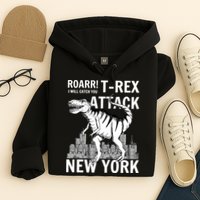 T-Rex Attacks New York Hoodie