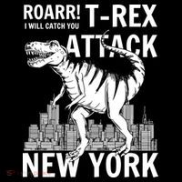 T-Rex Attacks New York Sweatshirt
