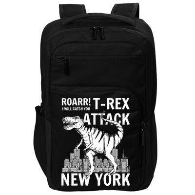 T-Rex Attacks New York Impact Tech Backpack